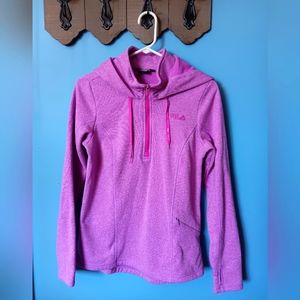 Fila Women's Zip Pullover Hoodie - Pink - Size Small